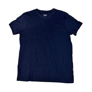 SKIMS Men's Cotton Jersey Crew Neck T-Shirt Navy Blue Size M NWT Authentic